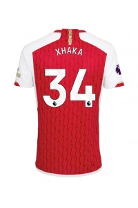Arsenal Granit Xhaka #34 Fotballdrakt Hjemme Klær 2023-24 Korte ermer